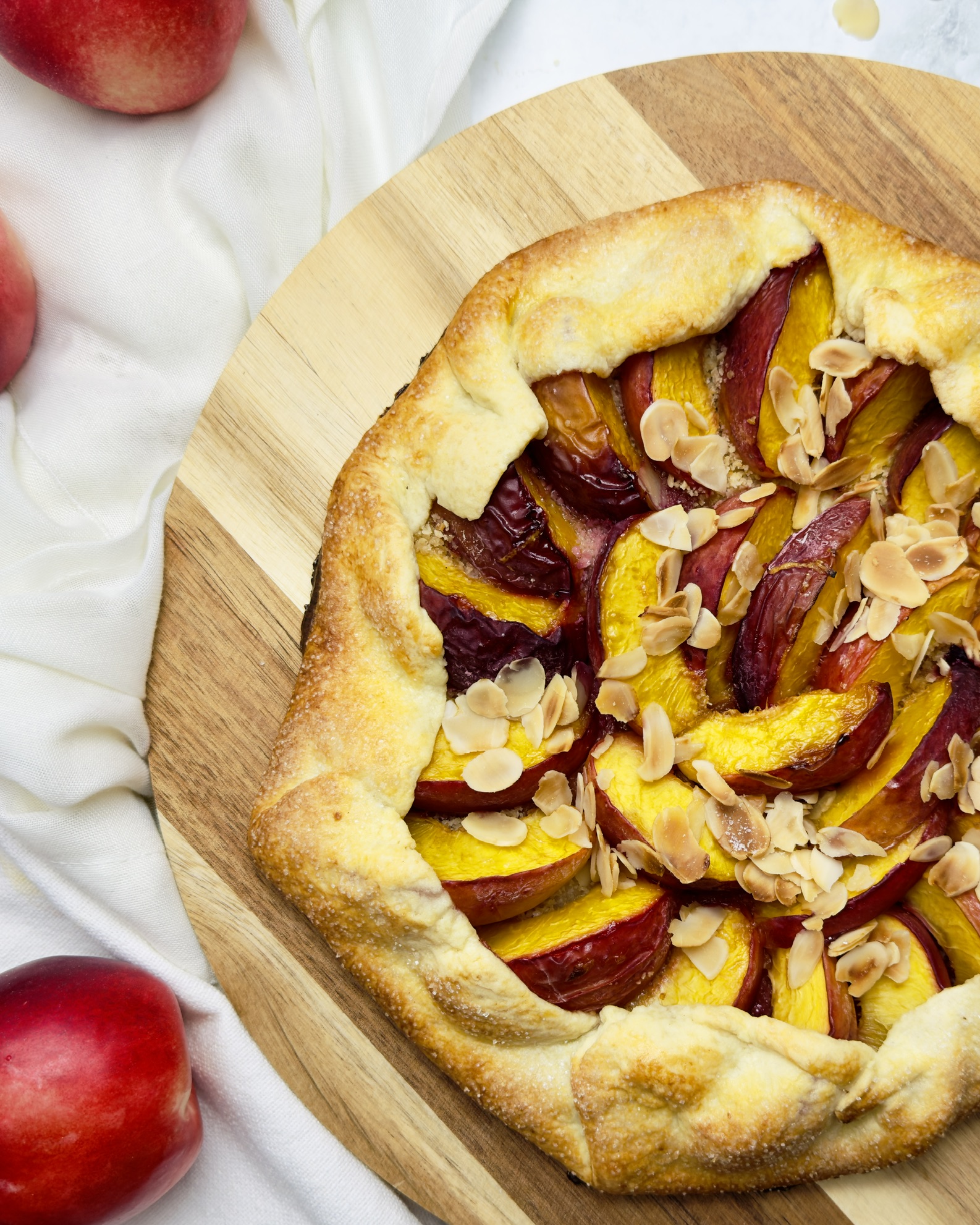 Tarte Rustique aux Nectarines