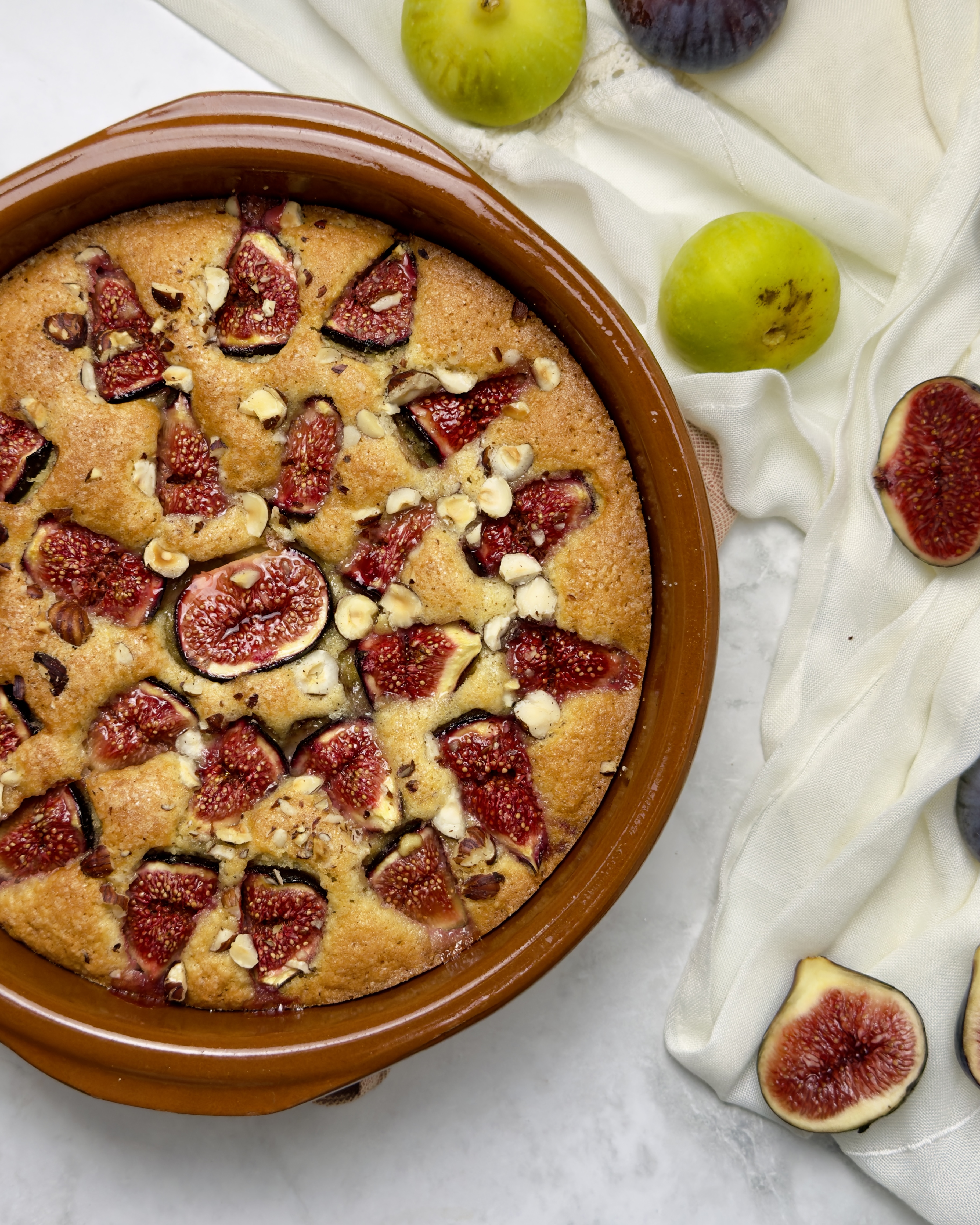 Gâteau aux figues fraîches