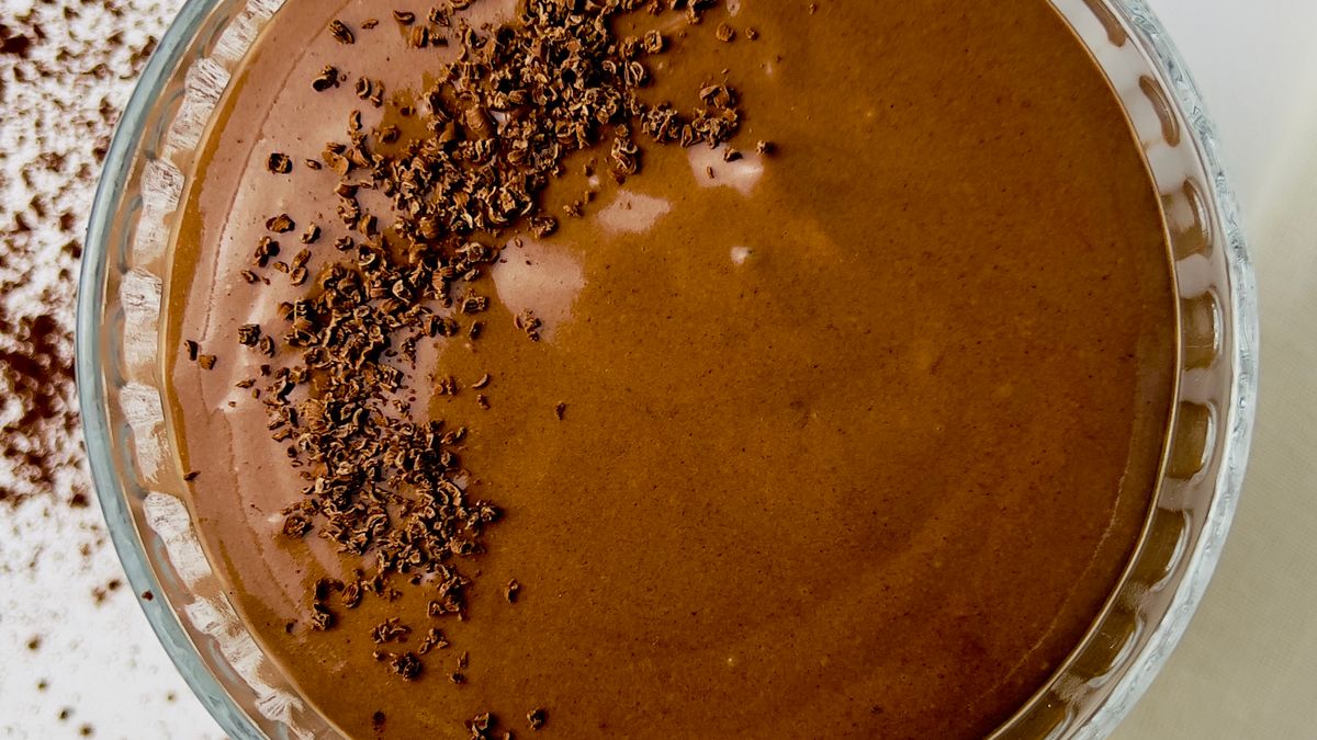 Mousse au chocolat et tofu soyeux