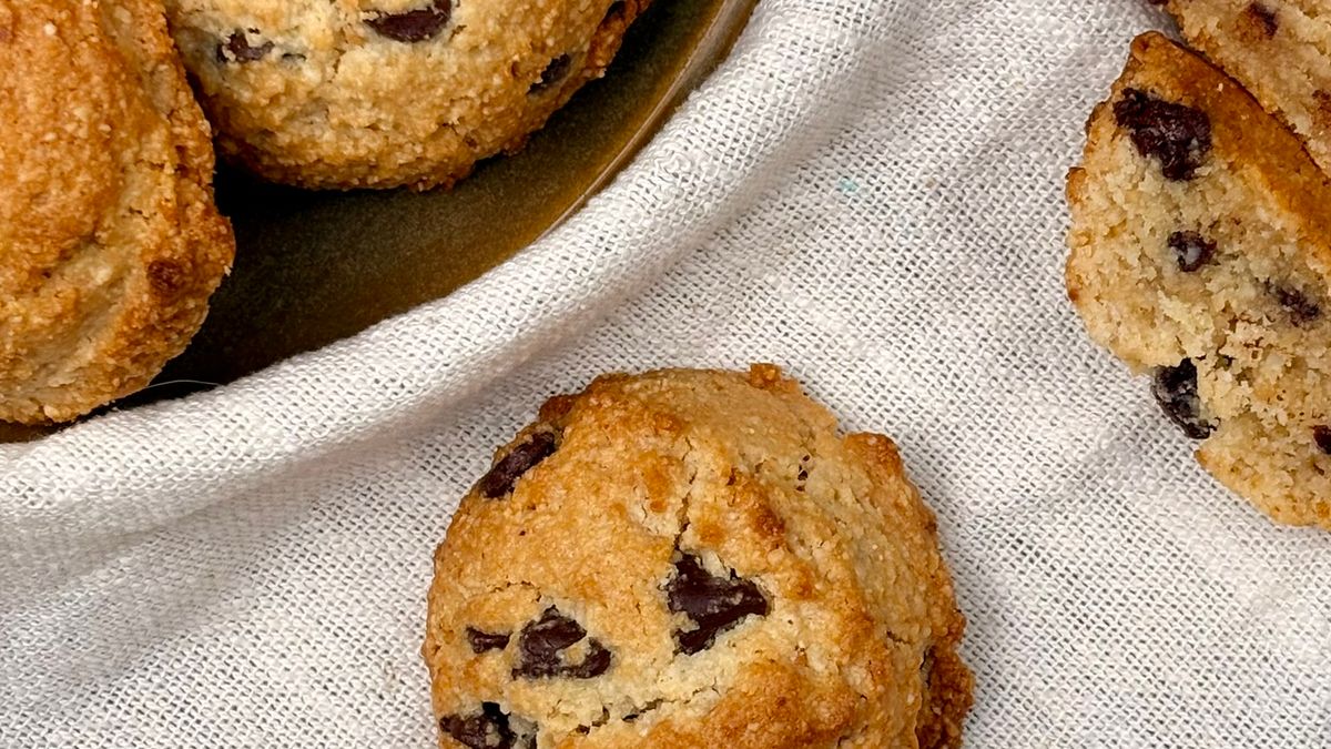 Cookies à la poudre d'amande et au chocolat